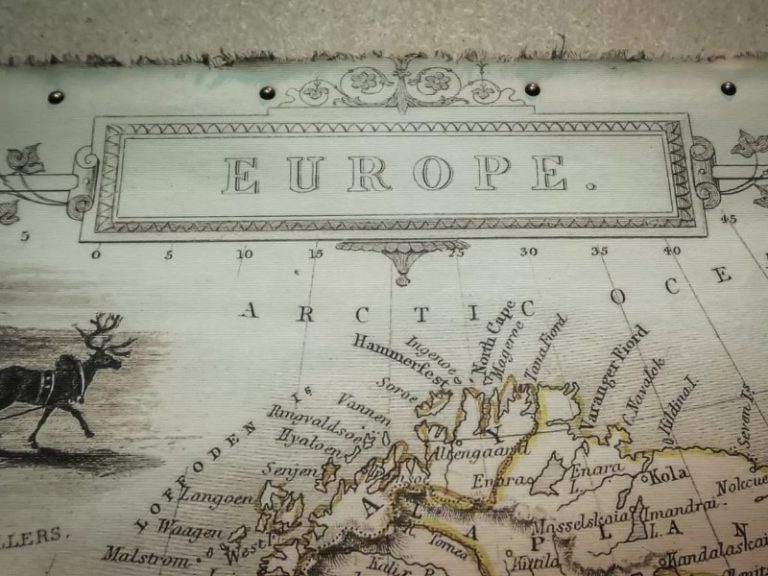 eine tolle alte Europakarte